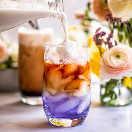 Lavender London Fog with Vanilla Bean Sweet Cream