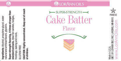 CAKE BATTER FLAVOR