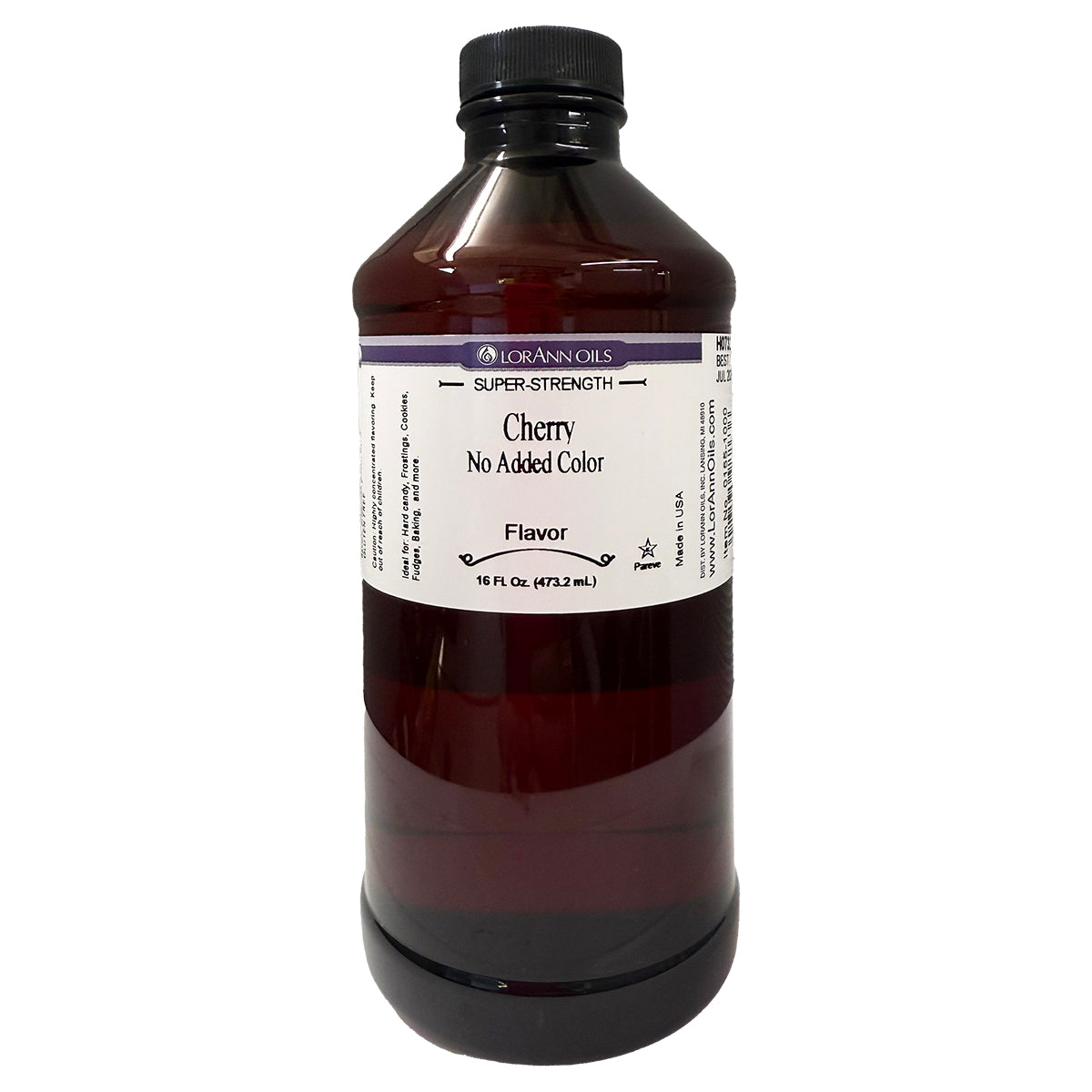 CHERRY FLAVOR, NO ADDED COLOR