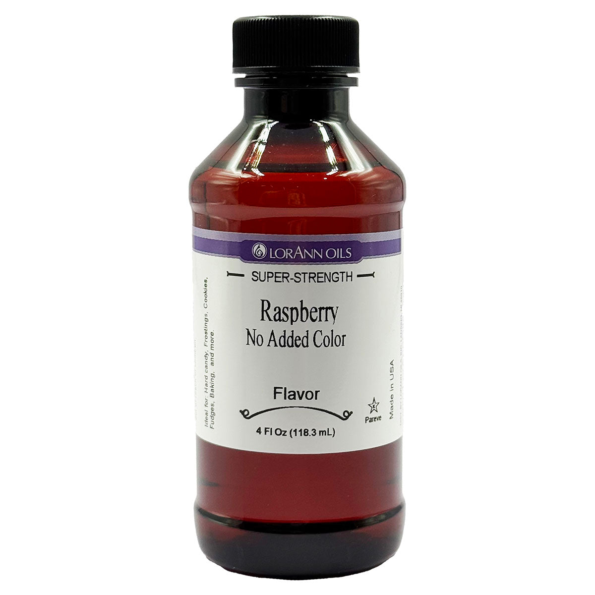 RASPBERRY FLAVOR, NO ADDED COLOR