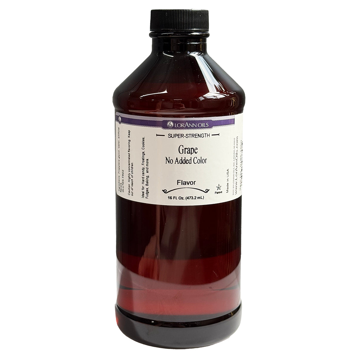 GRAPE FLAVOR, NO ADDED COLOR