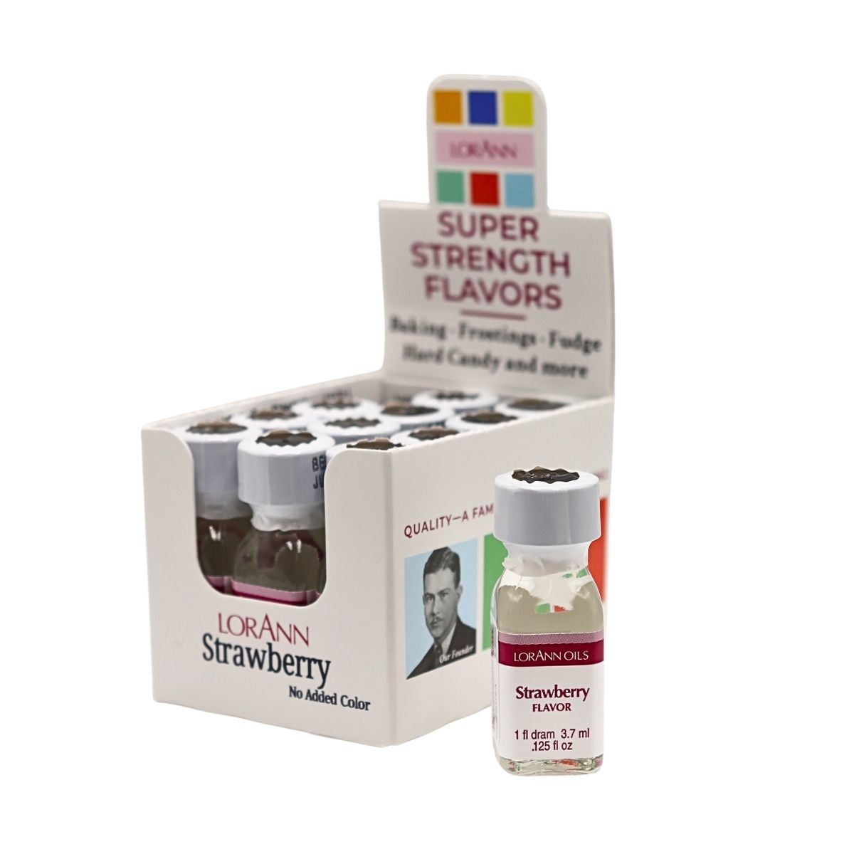 STRAWBERRY FLAVOR, NO ADDED COLOR