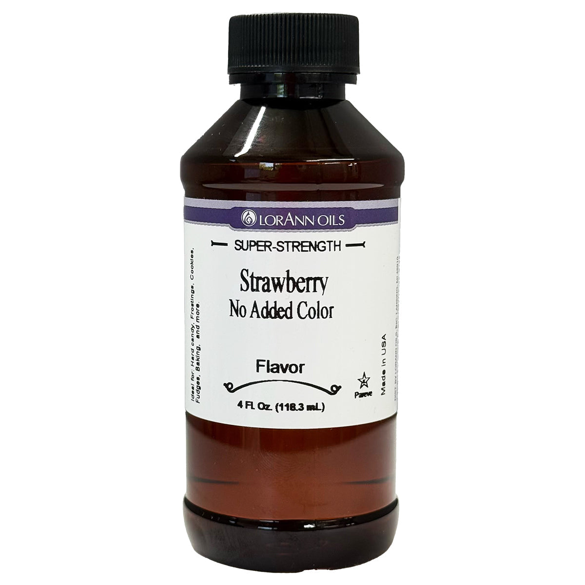 STRAWBERRY FLAVOR, NO ADDED COLOR