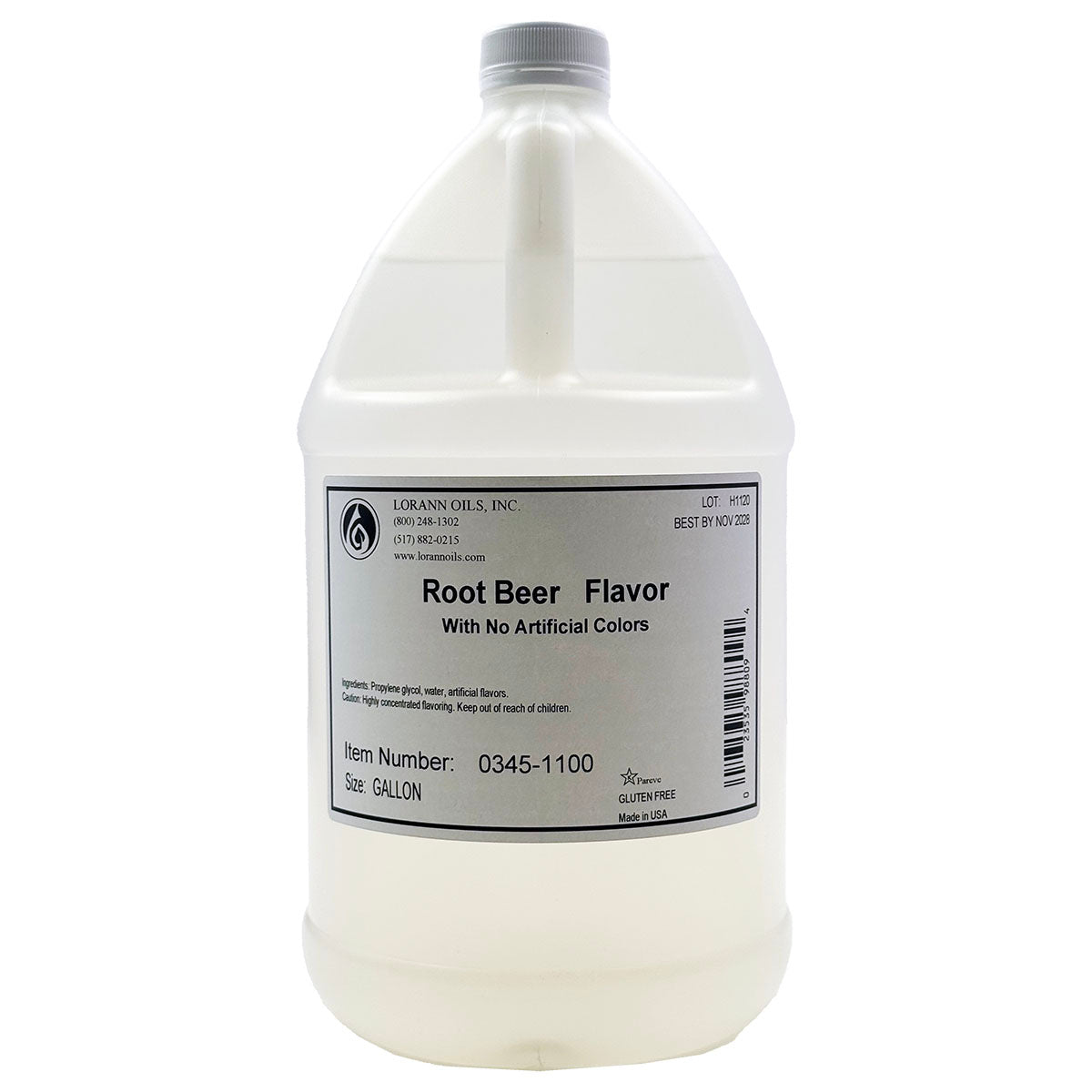 ROOT BEER FLAVOR, NO ADDED COLOR