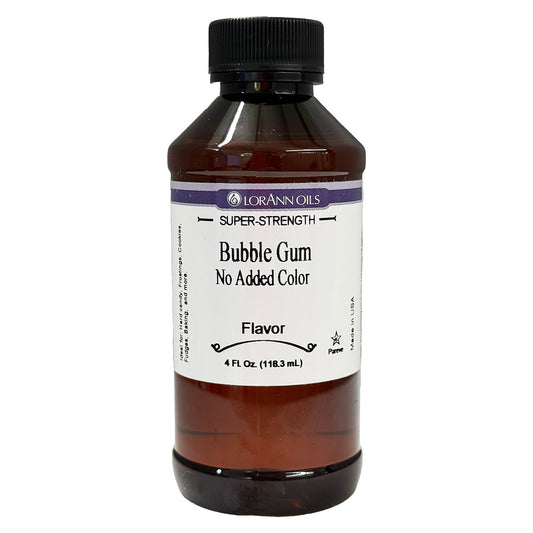 BUBBLE GUM FLAVOR, NO ADDED COLOR