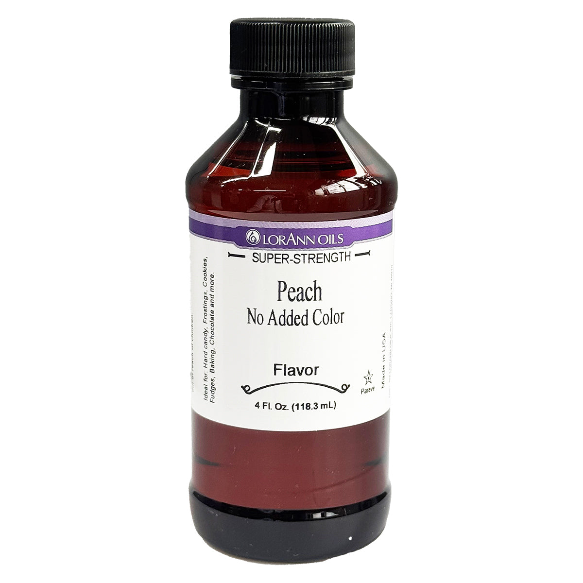 PEACH FLAVOR, NO ADDED COLOR