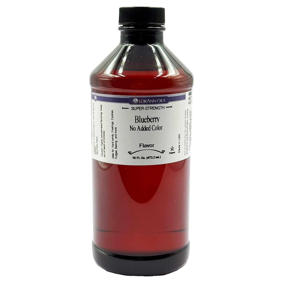 BLUEBERRY FLAVOR, NO ADDED COLOR