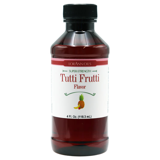 TUTTI-FRUTTI FLAVOR,  NO ADDED COLOR