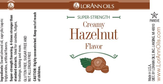 CREAMY HAZELNUT FLAVOR