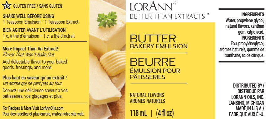 BUTTER BAKERY EMULSION, NATURAL