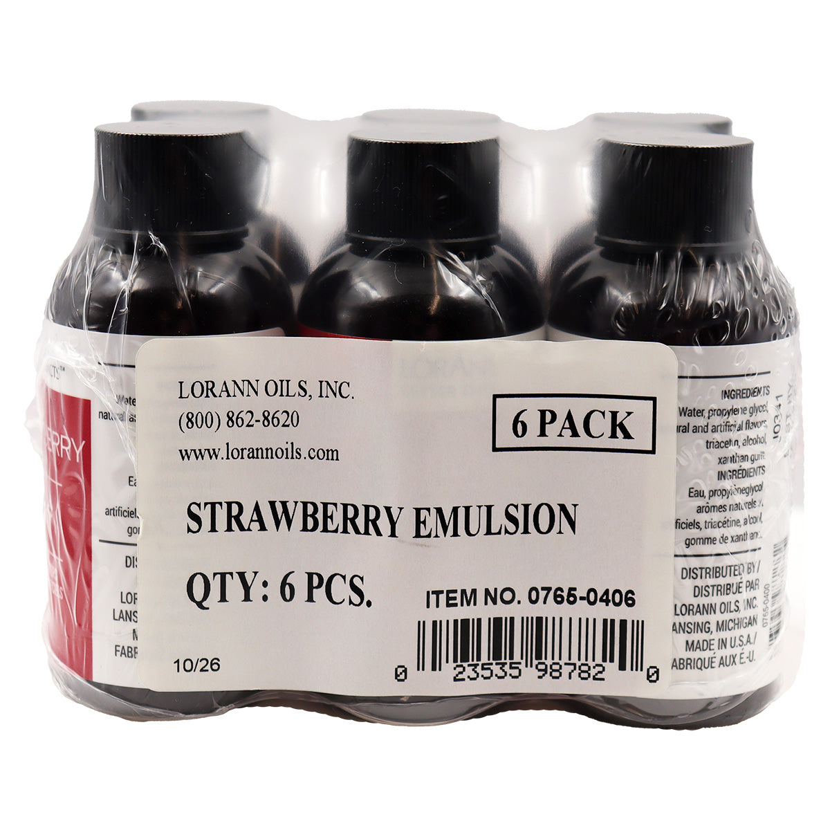 STRAWBERRY BAKERY EMULSION, NO ADDED COLOR