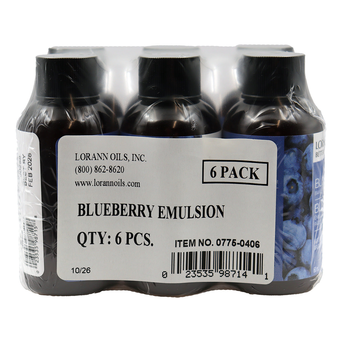 BLUEBERRY BAKERY EMULSION, NO ADDED COLOR