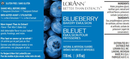 BLUEBERRY BAKERY EMULSION, NO ADDED COLOR