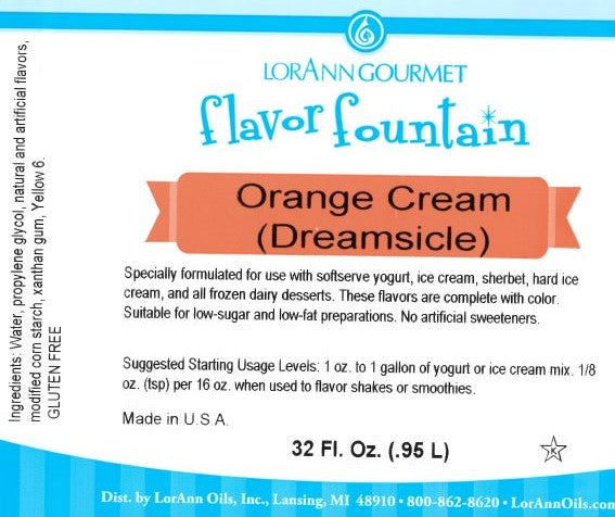 ʕ•ᴥ•ʔ ドレナン クリーム Orange Cream Dreamsicle Flavor Fountain | LorAnn Oils