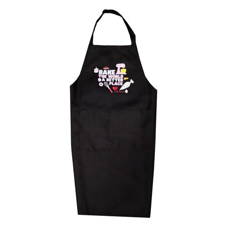 ACCESSORY - APRON/BAKE THE WORLD A BETTER PLACE