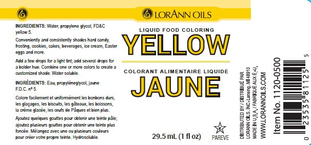 YELLOW LIQUID COLOR
