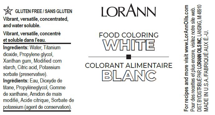 WHITE LIQUID COLOR