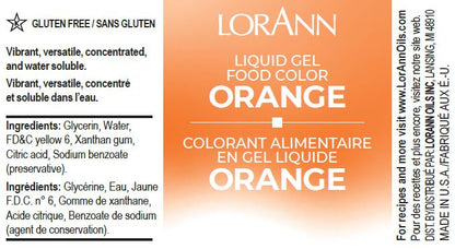ORANGE LIQUID GEL COLOR