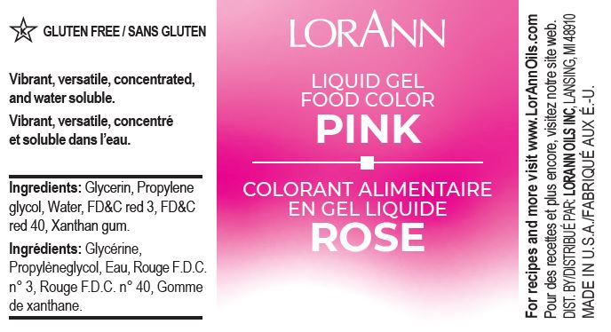 PINK LIQUID GEL COLOR