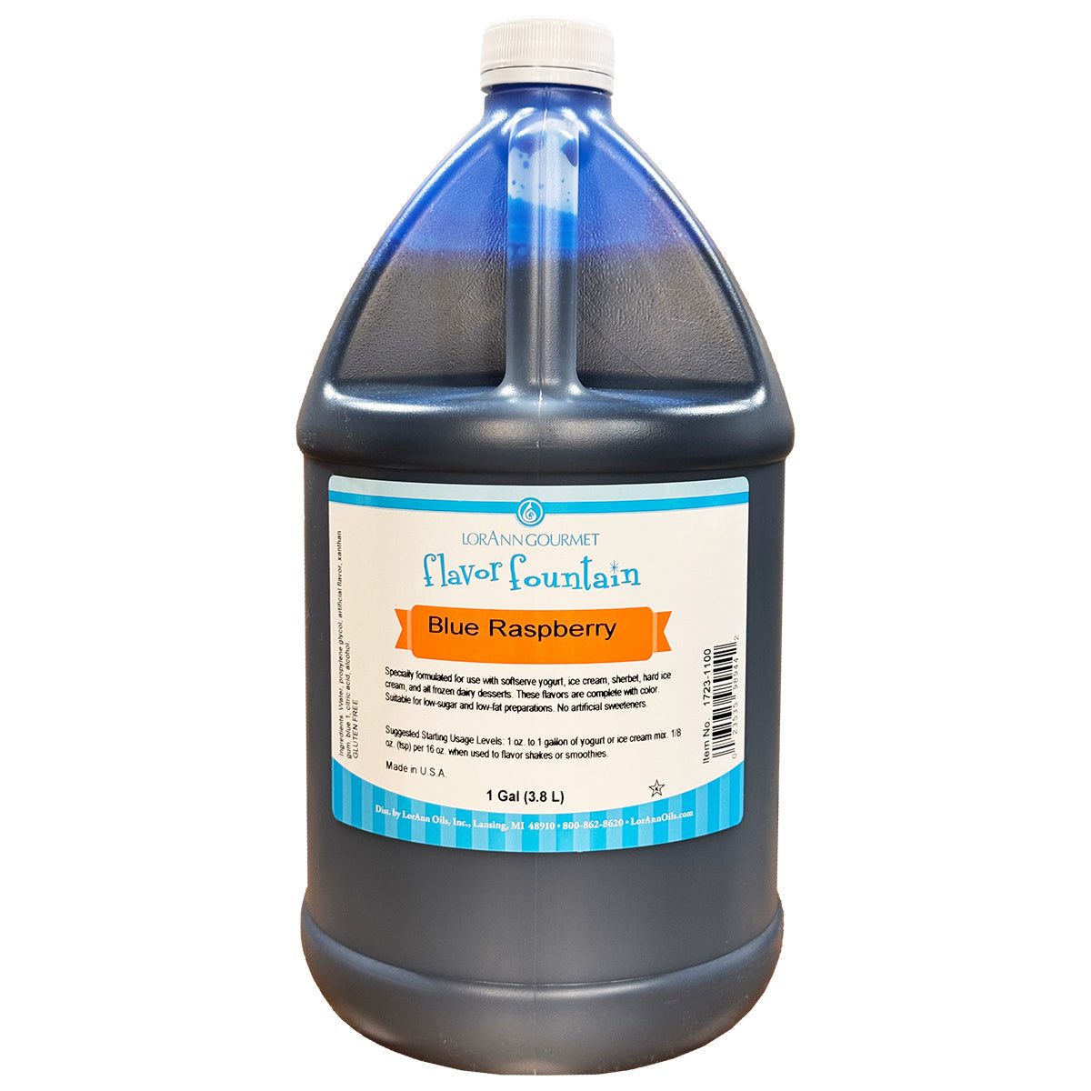 Blue Raspberry Ice Cream Flavor Fountain | LorAnn Oil – LorAnn Oils
