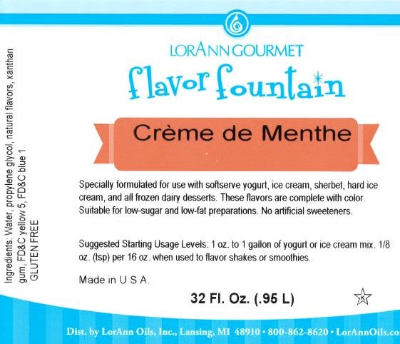 Creme De Menthe Ice Cream Flavor Fountain | LorAnn Oil – LorAnn Oils