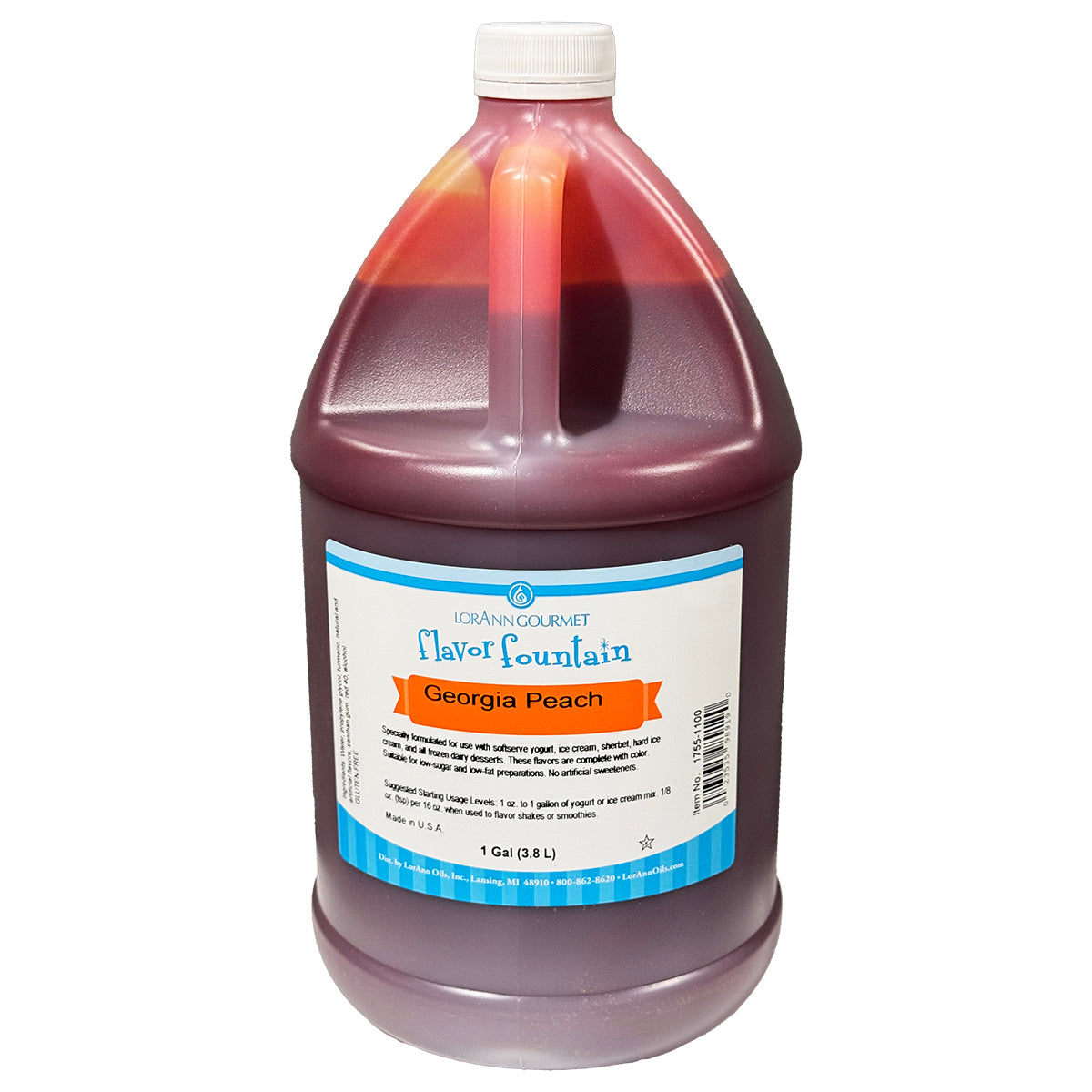Georgia Peach Ice Cream Flavor Fountain | LorAnn Oil – LorAnn Oils