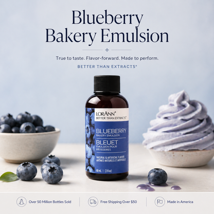 BLUEBERRY BAKERY EMULSION, NO ADDED COLOR