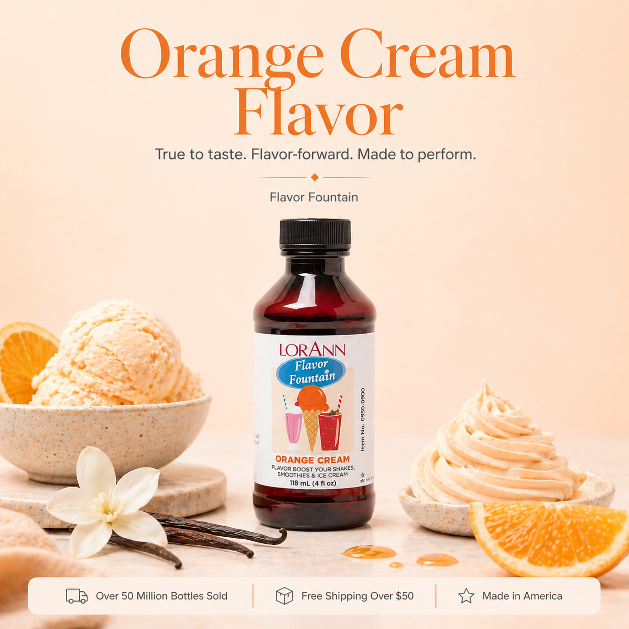 ORANGE CREAM, DREAMSICLE, ICF