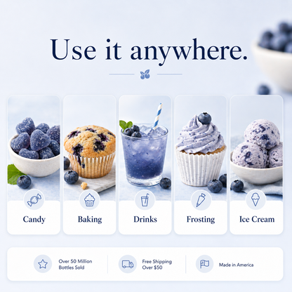 BLUEBERRY BAKERY EMULSION, NO ADDED COLOR