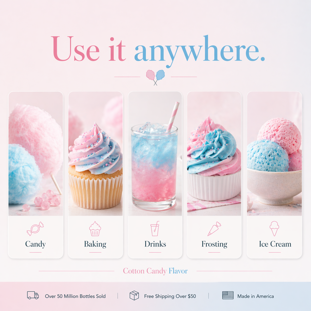 COTTON CANDY FLAVOR