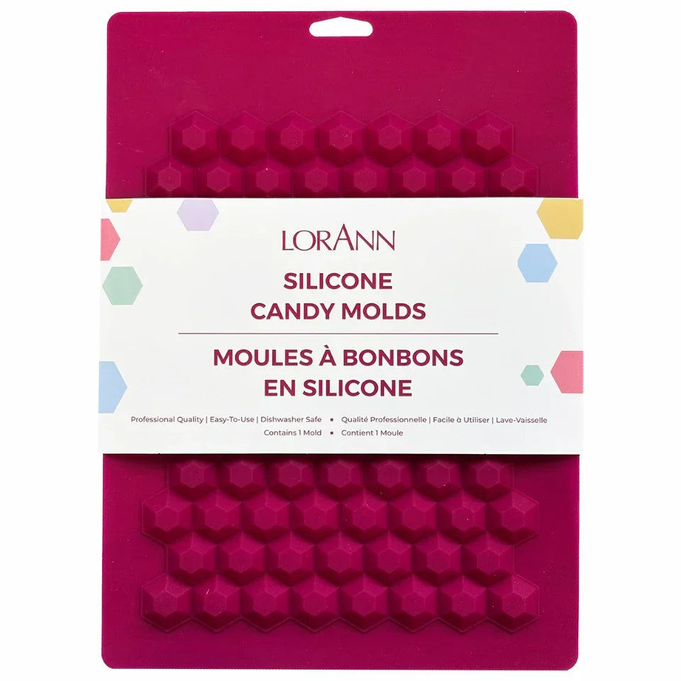SILICONE HEXAGON BREAK-UP CANDIES MOLD