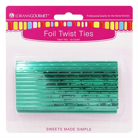 GREEN TWIST TIES