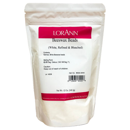 WHITE BEESWAX BEADS