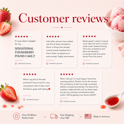 STRAWBERRY BAKERY EMULSION, NO ADDED COLOR