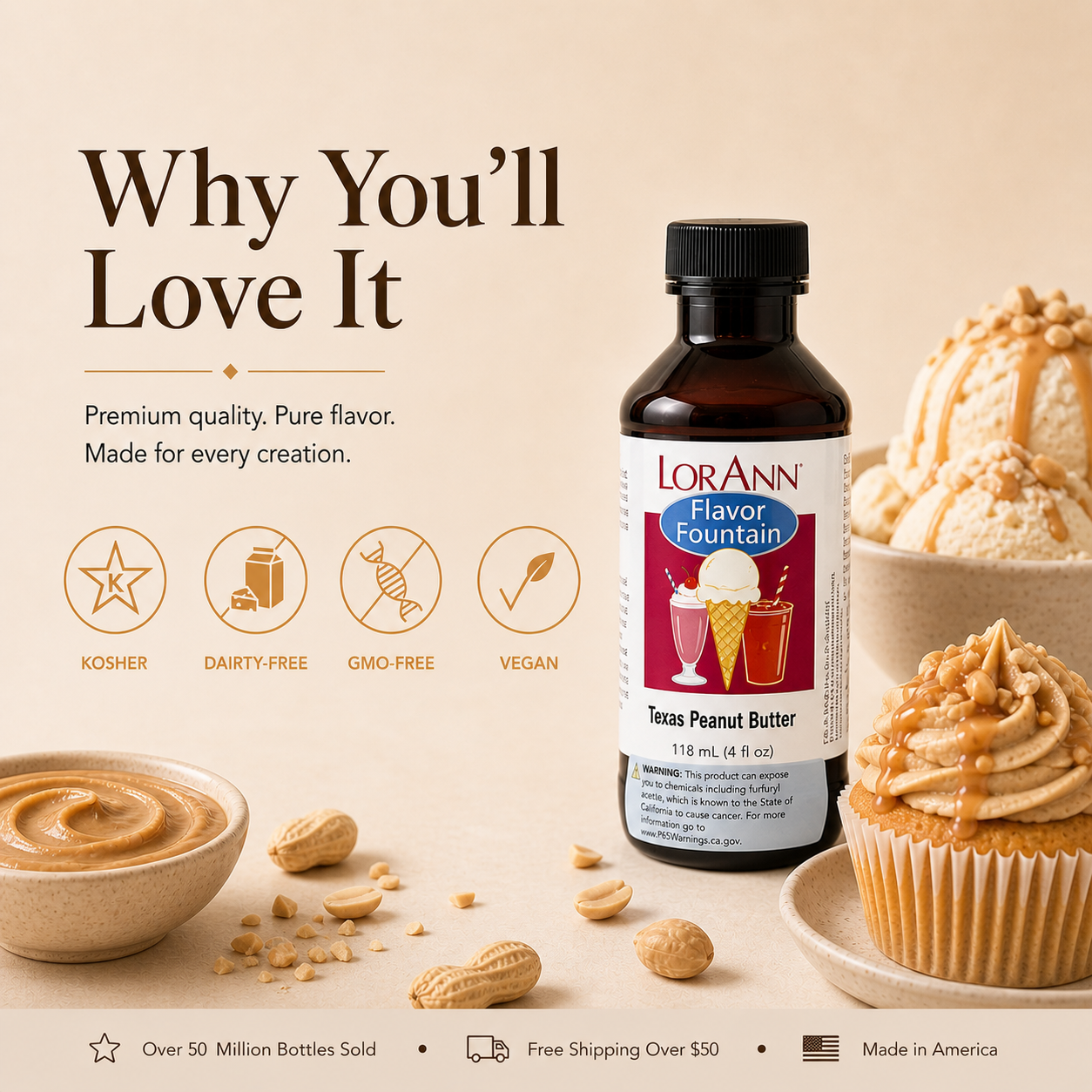 TEXAS PEANUT BUTTER ICF
