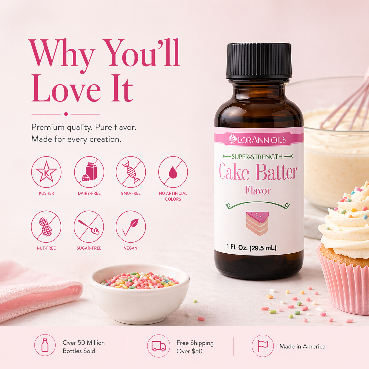 CAKE BATTER FLAVOR