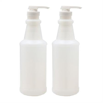 QUART BOTTLE WITH PUMP DISPENSER (2-PACK)