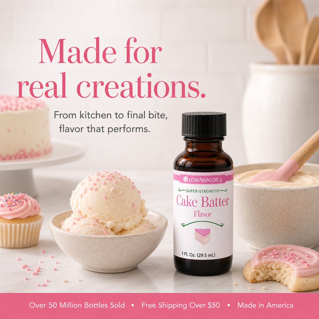CAKE BATTER FLAVOR