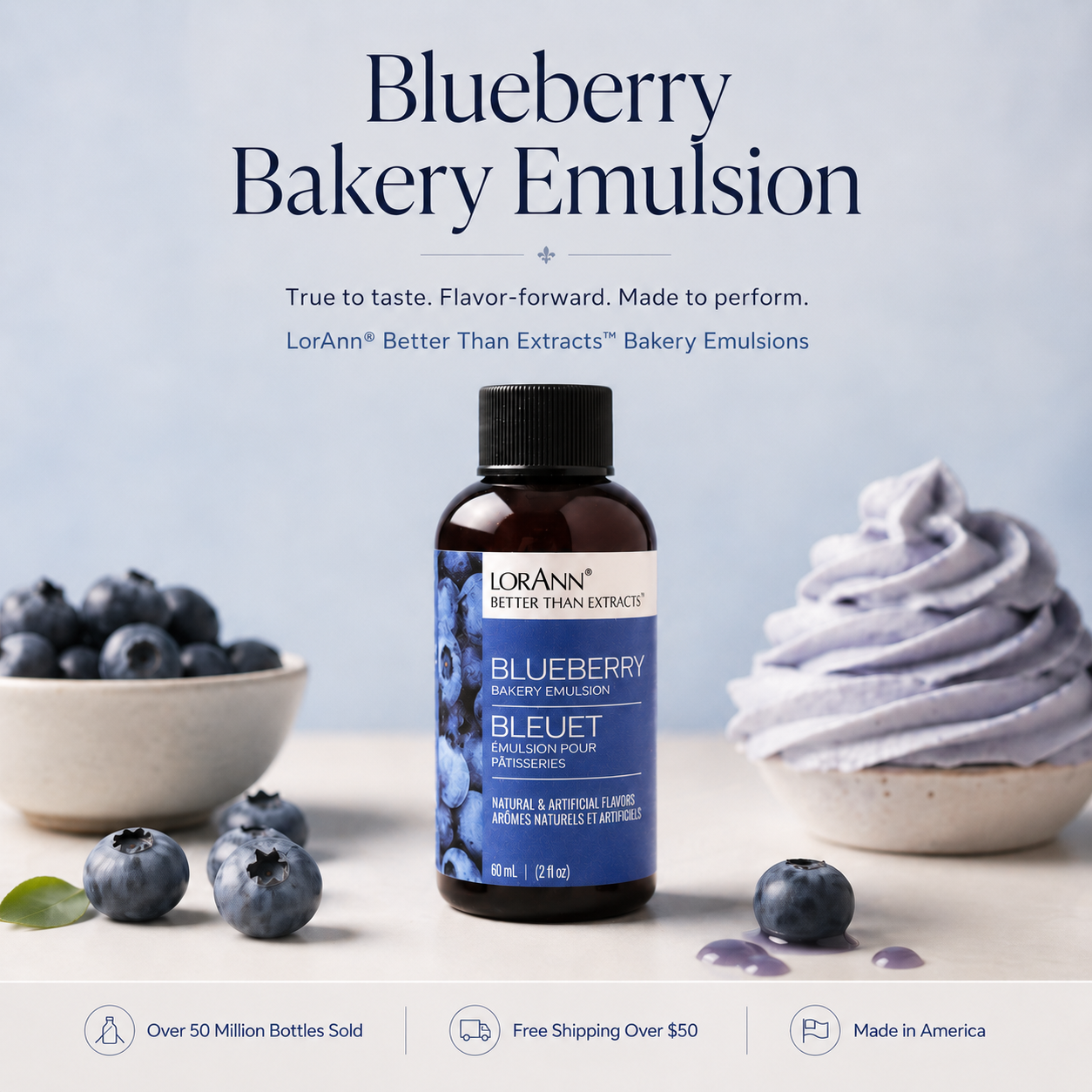 BLUEBERRY BAKERY EMULSION, NO ADDED COLOR