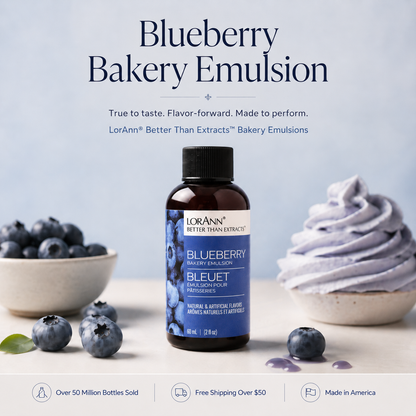 BLUEBERRY BAKERY EMULSION, NO ADDED COLOR