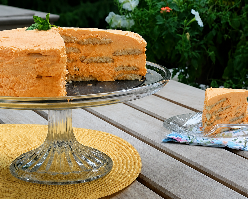 No-Bake Orange Creamsicle Icebox Cake