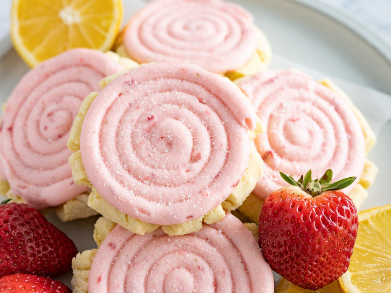 Strawberry Lemonade Cookies